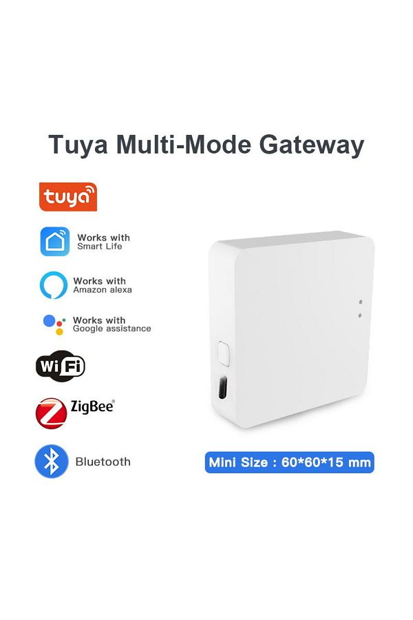 RSH-بوابة متعددة النماذج Tuya Smart Gateway Hub بوابة متعددة النماذج جسر المنزل الذكي واي فاي بلوتوث Zigb 1