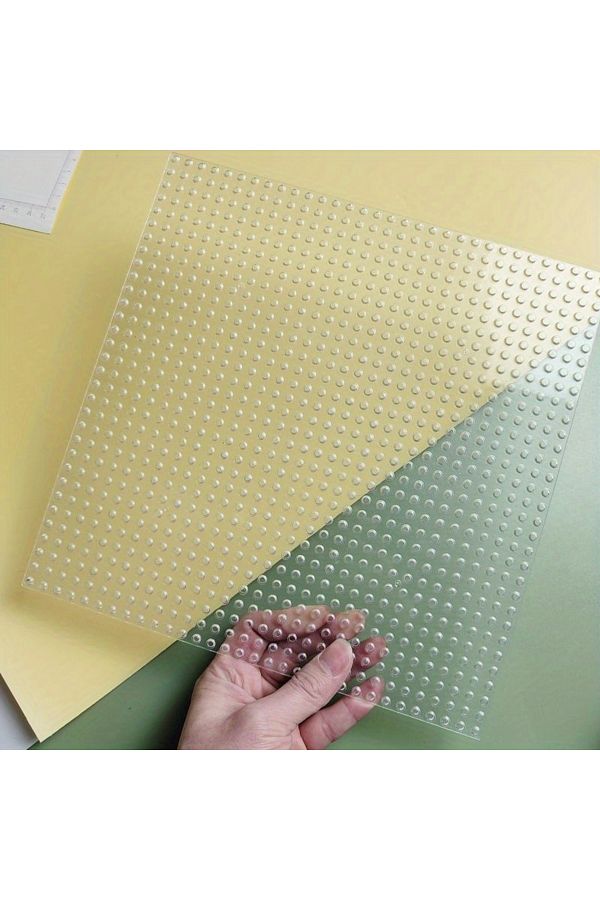 Choice-Transparent 32*32 Dots Baseplates Transparent Small Particle Building Block Plate Single Side Diy Br 1
