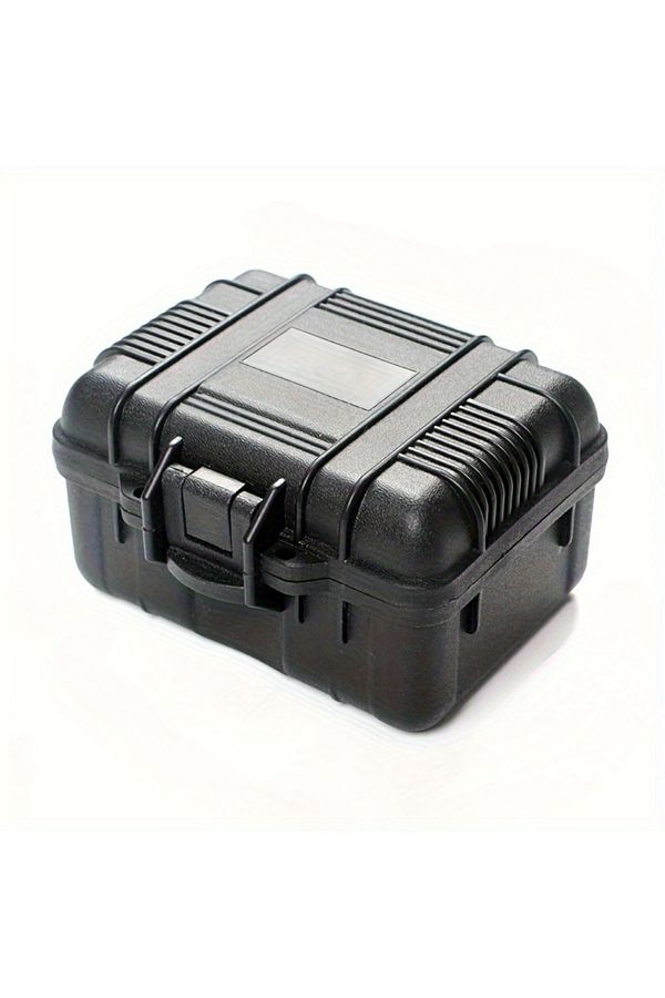 Choice-Black 1pc Box With Anti-shock Foam - Can Be Used For Outdoor Storage Of Some Fragile Items, Cameras, 1