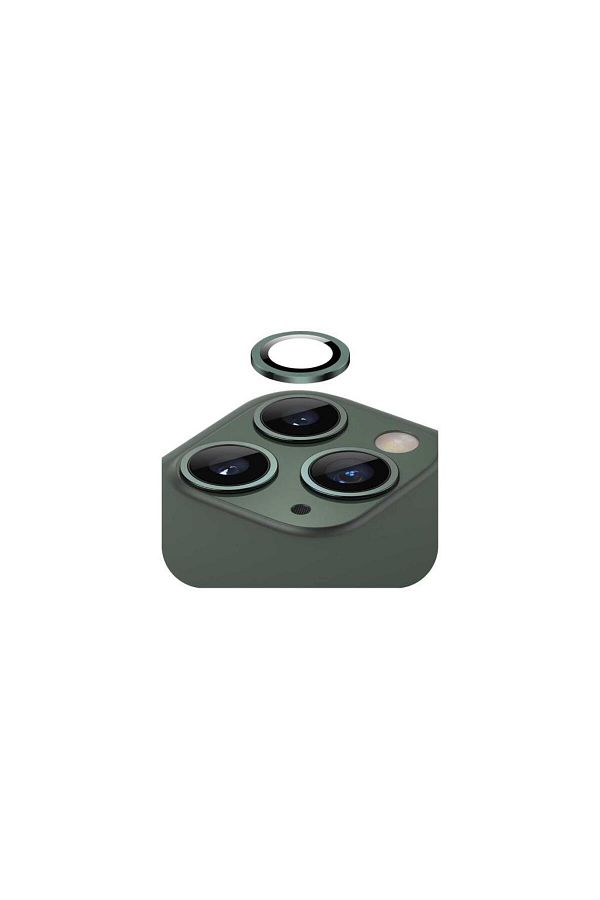Sunix-Shockproof Sapphire Camera Lens Protector Compatible with iPhone 15 / 15 Plus Green 1