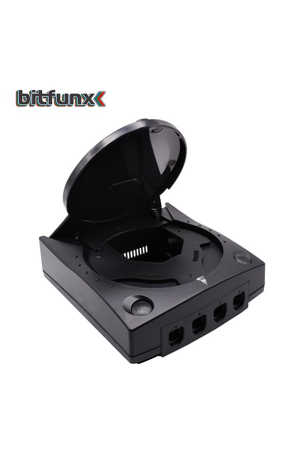 Choice-Pure Black Bitfunx Replacement Plastic Shell Translucent Case For Sega Dreamcast Dc Retro Video Game 1