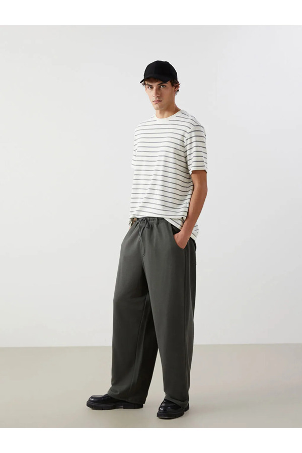 LC Waikiki-Xside Khaki Comfortable Fit Men's Sweatpants 1