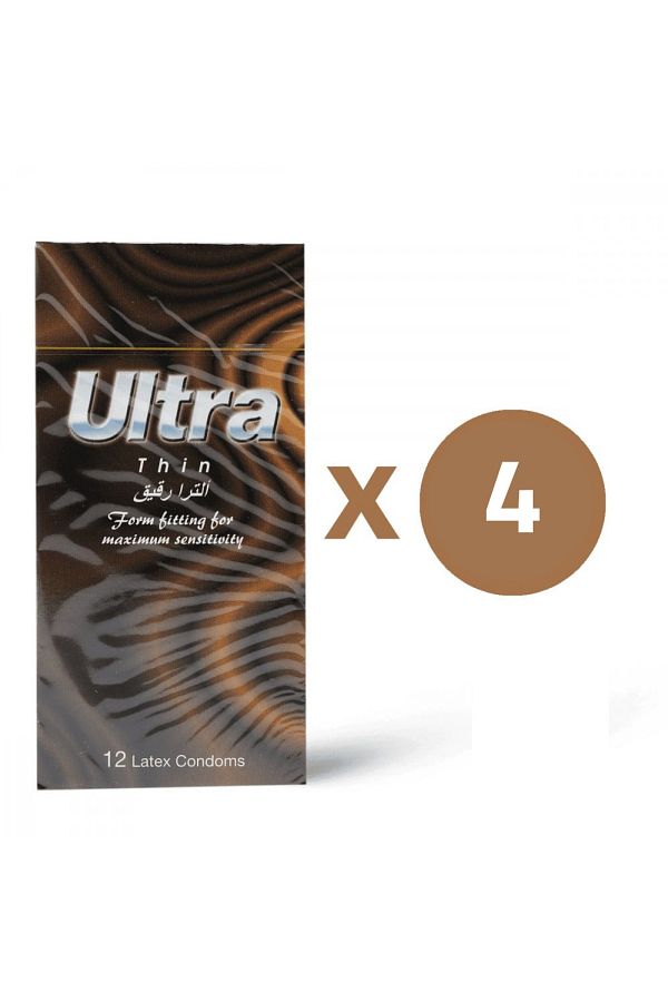 ULTRA-Condoms Thin 12 Pieces ( 4 Piece ) 1