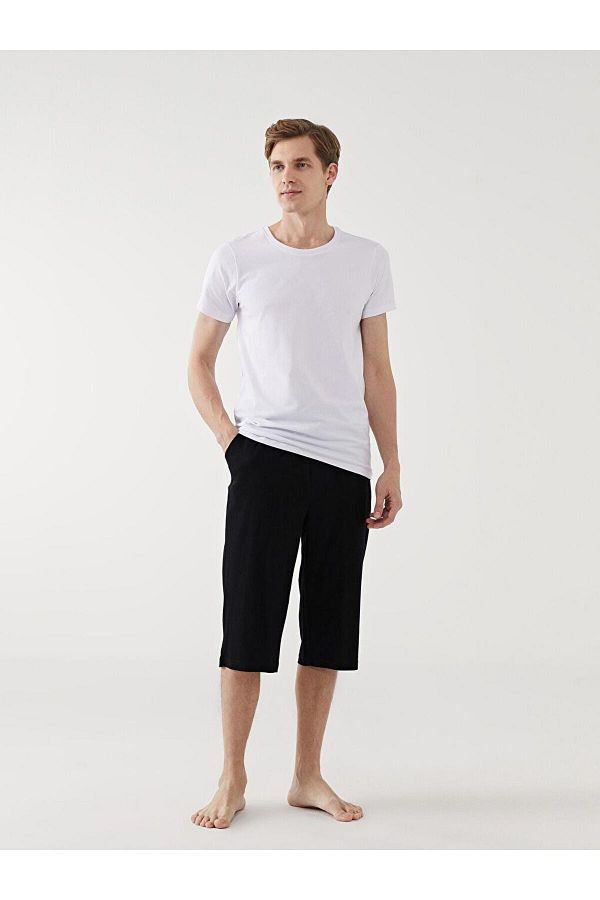 LC Waikiki-Standard Fit Men's Pajama Bottom Shorts 1