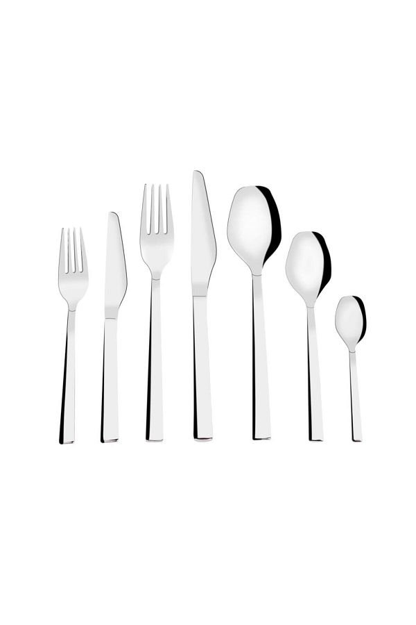 Serenk-New York Stahlgabel-Löffel-Messer-Set, 42-teilig, Premium-18/10-Edelstahlmaterial 1