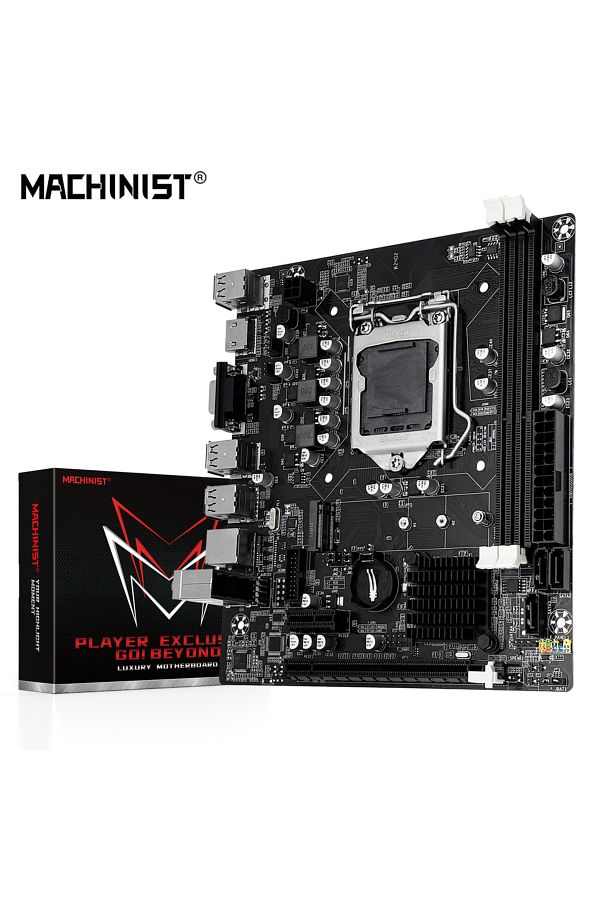 Choice-لوحات أم Machinist H61 اللوحة الأم Lga 1155 Ddr3 Ram متوافقة مع معالجات Intel Core من الجيل الثاني والثالث 1