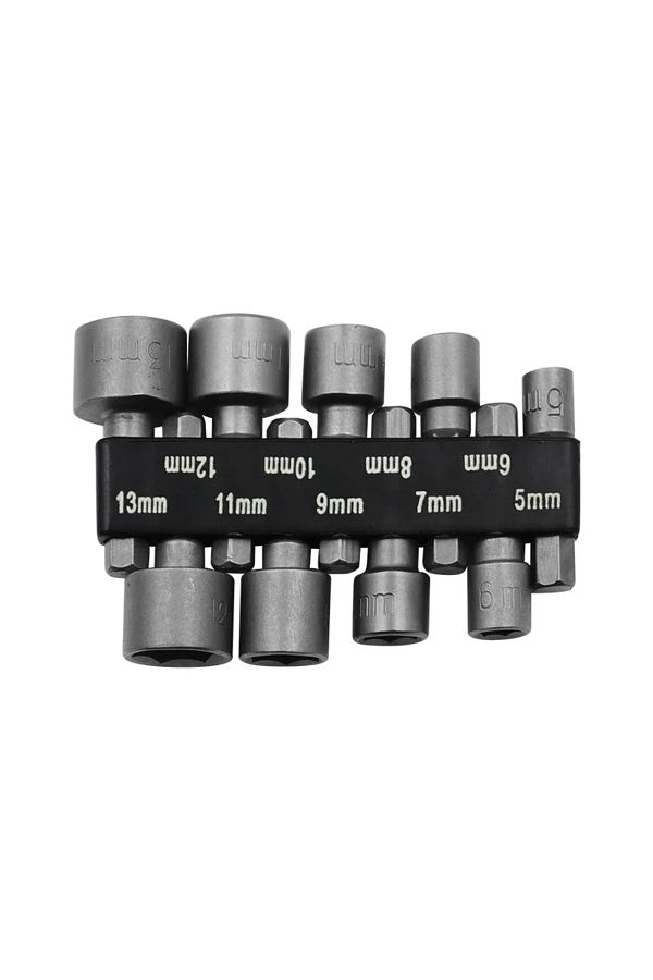 LIXIU-9 Pcs Set Powerful Socket Inner Hexagonal Wrench Hexagonal Handle Screwdriver Socket Extension Rod P 1