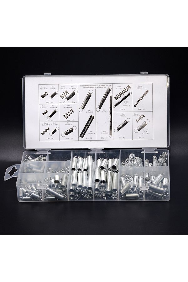 Choice-200PCS/set hardware Tension spring compression spring set in box 20 Size Springs Assortment 1