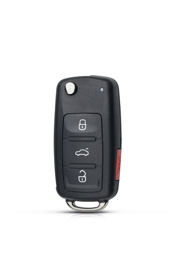 KEYYOU-Model 3 10pcs 2/3/4 Buttons Remote Key Shell For Skoda Octavia Vw Volkswagen Golf Mk6 Tiguan 1