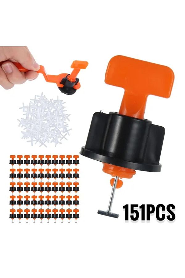 Choice-151pcs 151pcs/set Tile Leveling System Level Tile Spacer Wall Leveler Wedges Spacers Flooring Reusab 1