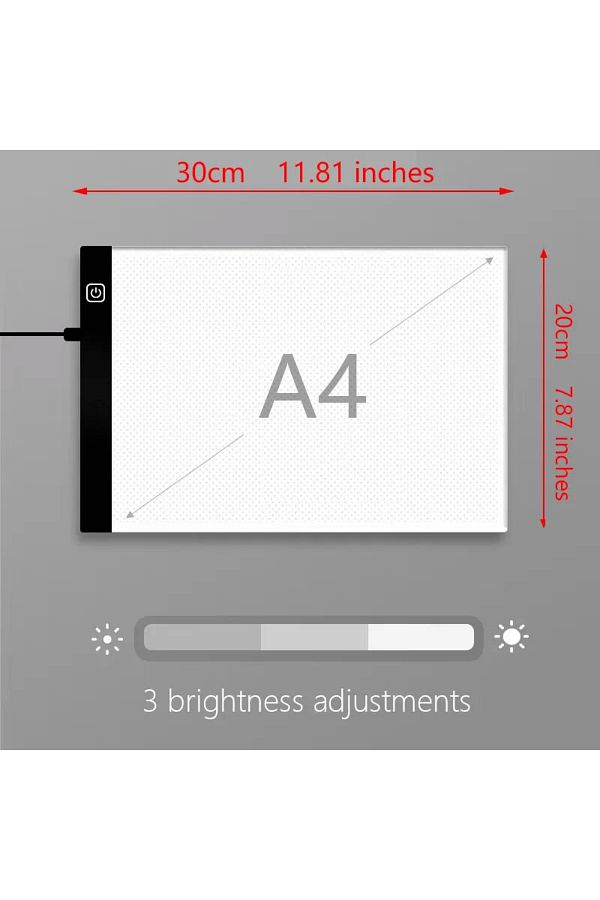 Choice-لوحة نسخ A4/a5 مقاس 20x30 سم، طاولة نسخ ذات تعتيم بثلاث مستويات، لعبة أحجية الرسم، هدية، قابلة للتعتيم 1