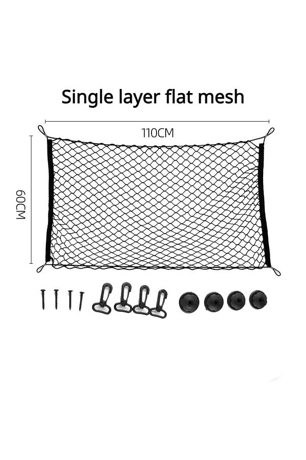 Choice-Single Layer Net Car Trunk Fence Pet Dog Isolation Protective Net Sturdy Durable Elastic Isolation 1