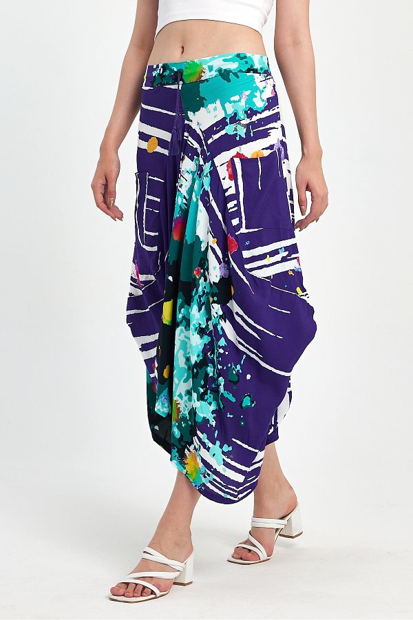 Rodi-Digital Printed Women's Shalwar Skirt - 984 1
