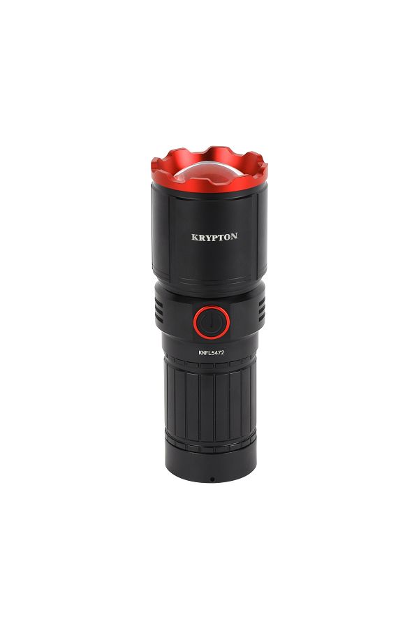 KRYPTON-LED Flashlight with Power Bank Function- KNFL5472/ 25W, 3000 LM, Perfect for Indoor and Outd 1