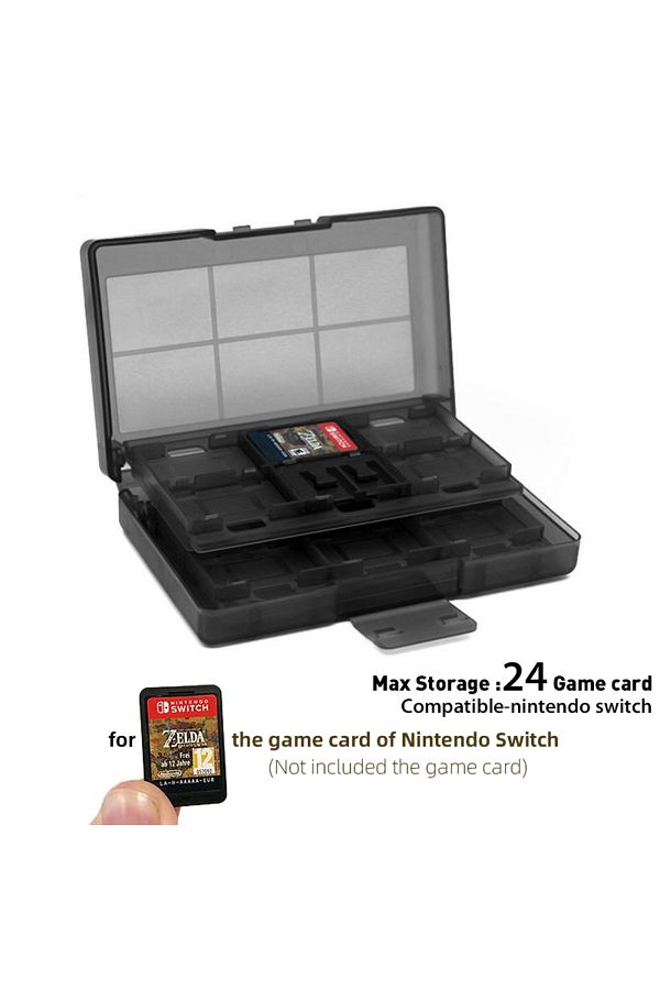 Choice-Bk Data Frog 24 In 1 Portable Game Cards Case Compatible-nintendo Switch Game Memory Sd Card Holder 1