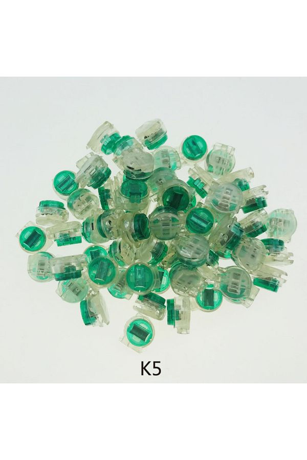 Choice-K5 50pcs Connector Crimp Connection Terminals K1 K2 K3 K5 Connector Waterproof Wiring Ethernet Cable 1