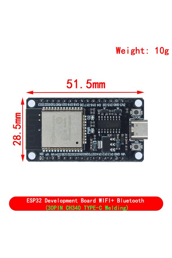 Si Tai&SH-30pin Ch340 Type-c Esp32 Development Board Cp2102 Ch340c Wifi Bluetooth Ultra-low Power Consumption 1