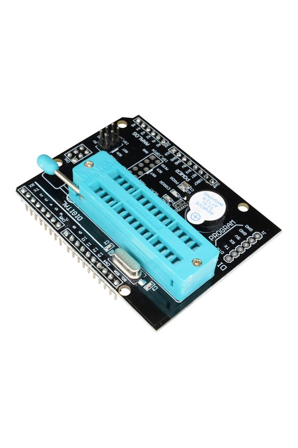 Choice-Sky Blue Black Avr Isp Programmable Expansion Shield Board Module For Arduino R3 Mega2560 Atmega328p 1