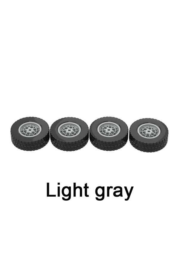 Choice-Light Gray 4pcs/lot Wheel 32019 86652 Car Tires Technical Bulk Parts Fit For 42043 42049 Small Pelle 1