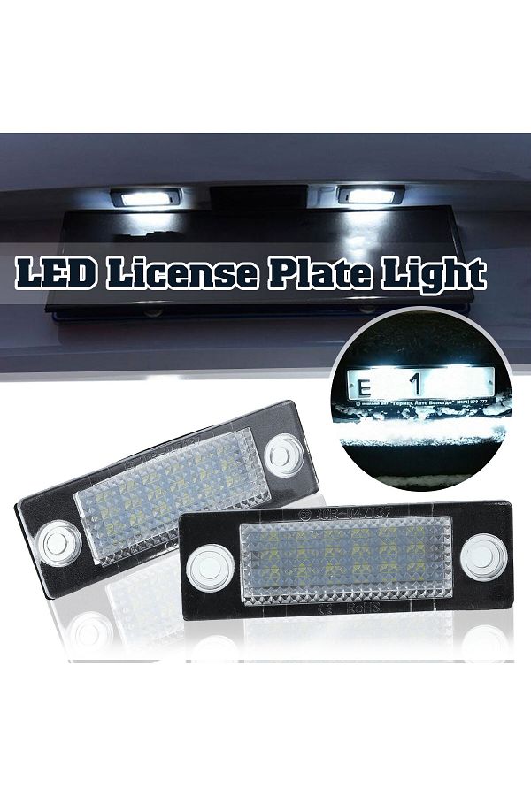 Choice-2pcs Led Number License Plate Light Lamp 3b5998026 For Vw Passat B5.5 B6 Caddy Mk3 Golf Transport... 1
