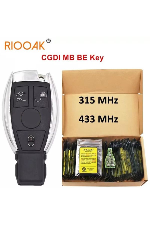 Choice-1pcs Original Cgdi Mb Cg Be Key 315mhz/433mhz For Mercedes Benz Work With Cgdi Mb Programmer Support 1