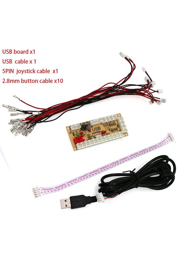 Choice-Wiring C One Player Zero Delay Usb Board Encoder With Cable To Pc Raspberry Pi Arcade Game Sanwa Joy 1