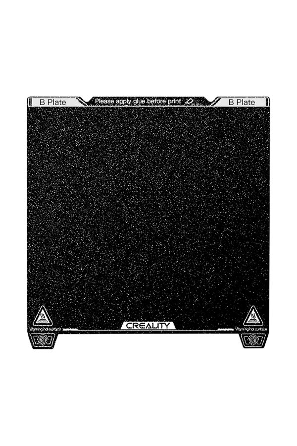 Bisofice-Black Creality K1 Max Pei Build Plate 315x310mmwithout Soft Magnetic Mat Easy Model Removal Suitale 1