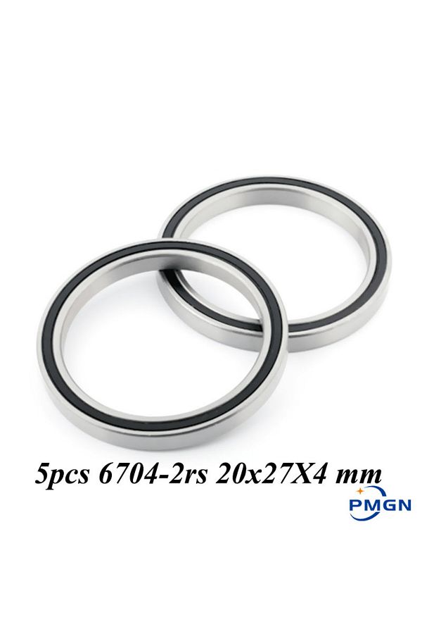 pmgn-6704-2RS ABEC 3 5PCS ABEC-5 6704-2RS High quality 6704RS 6704 2RS RS 20x27X4 mm Miniature Rubber sea 1