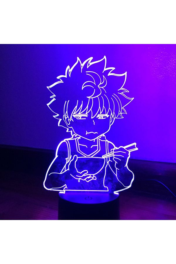 IWP-Anime 3D Lamp Killua Hunter X Hunter Killua Led Light Hxh Led Night Light Gift Acrylic Neon Cute ... 1