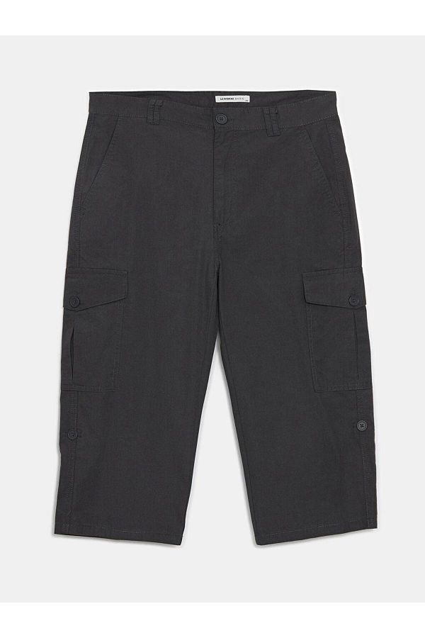 LC Waikiki-Ανδρικό σορτς με ρολό LCWAIKIKI Classic Standard Gabardine 1