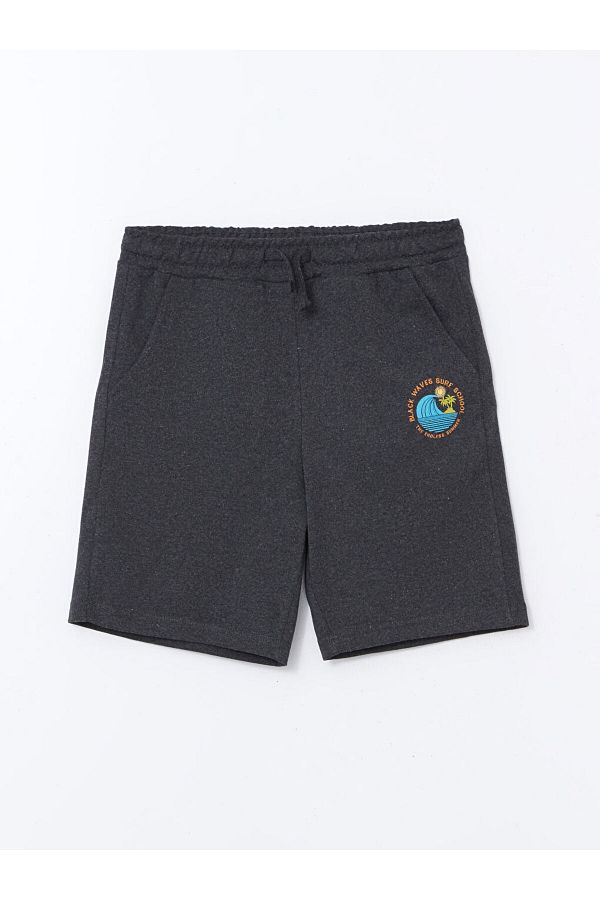 LC Waikiki-LCW ECO Boy's Shorts with Elastic Waist 1