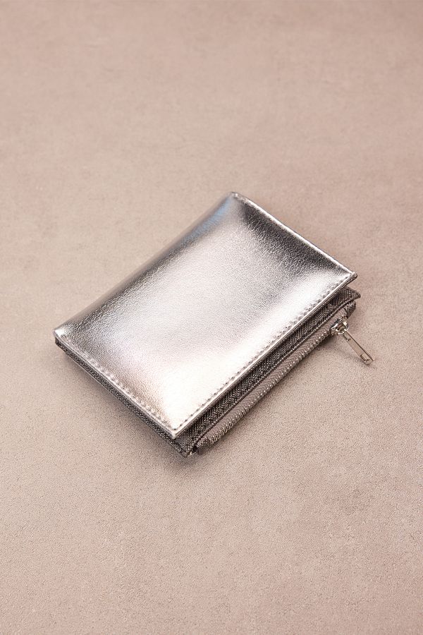 Addax-Czdn137 Model Wallet with Zip and Snap Closure 1