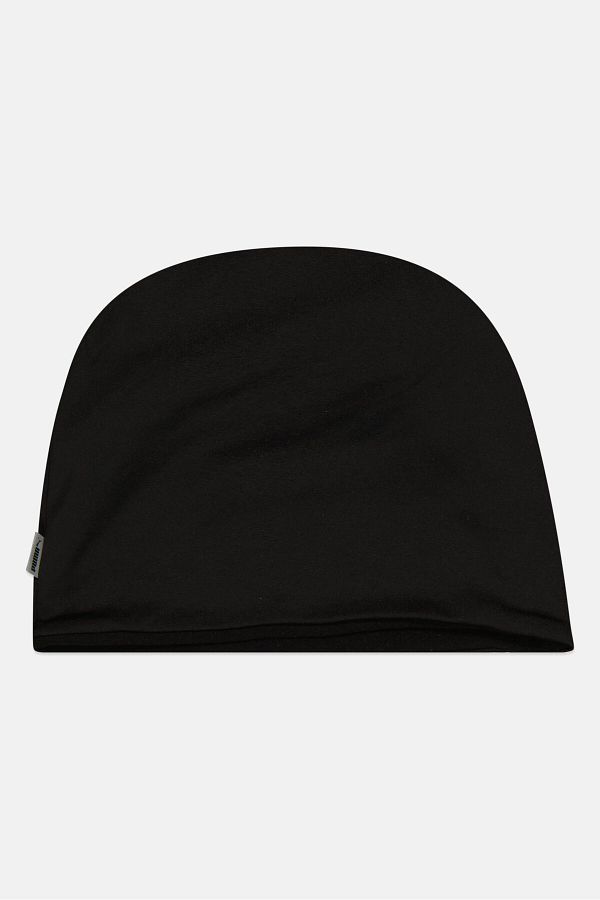 Puma-Women Plain Solid Running Beanie Hat, Black 1