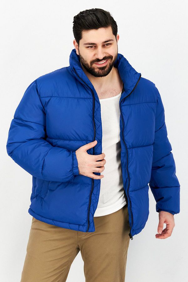 CELIO-جاكيت مبطن للرجال، أزرق 1