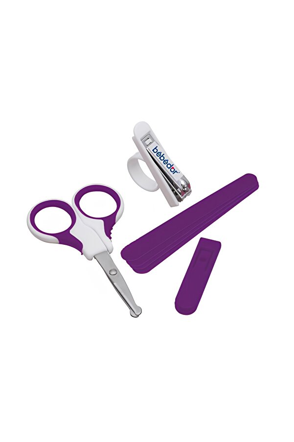 Bebedor Güvenli Bebek Tırnak Bakım Seti Pembe 8550