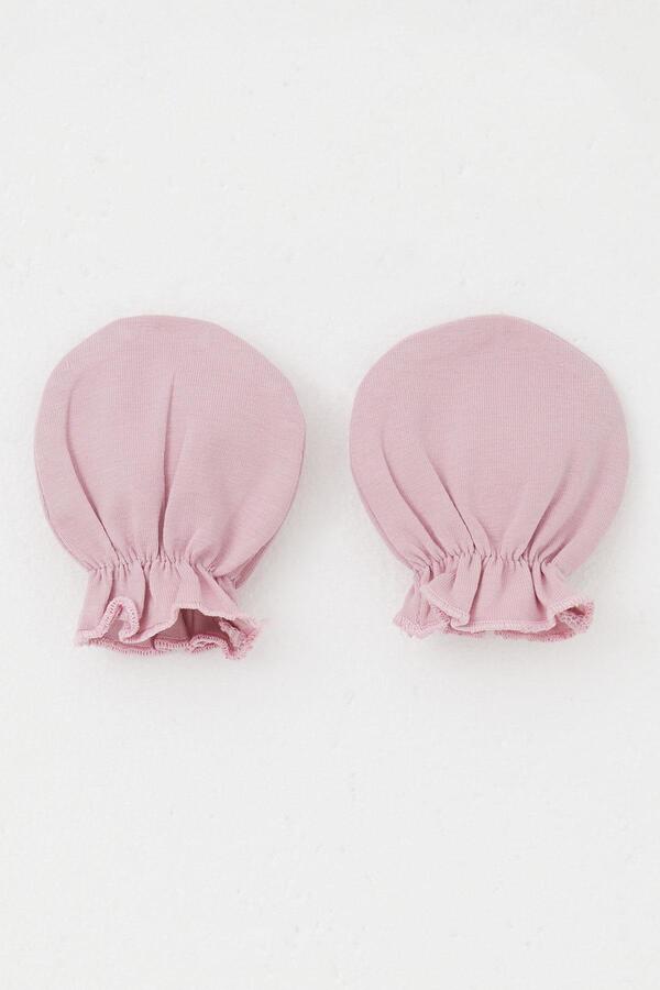 Breeze Yenidoğan Bebek Eldiven Basic Standart, Gülkurusu