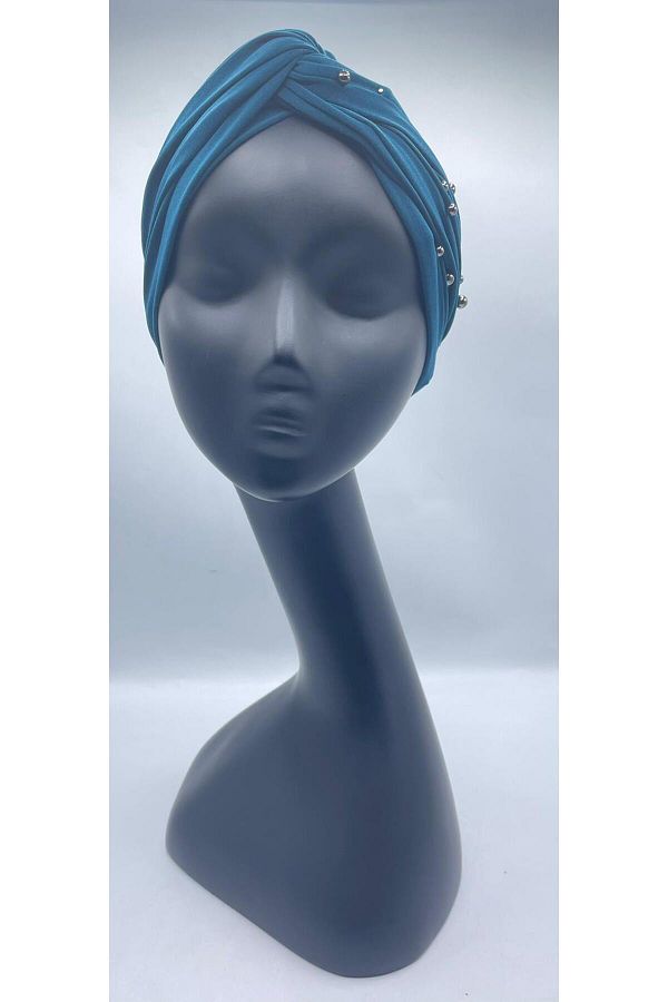 Differenza-Petrol Color Pearl Wrapped Bonnet 1