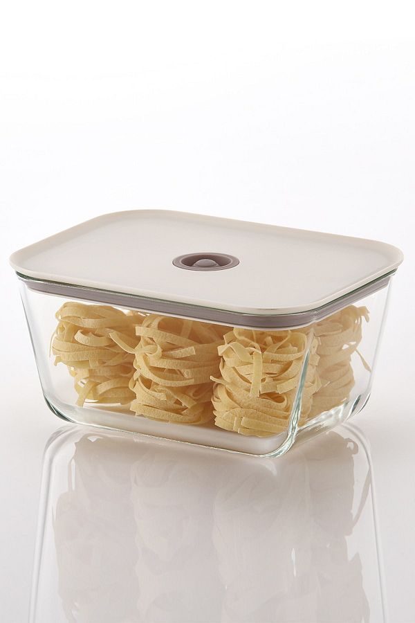 Prima Nova-Fika Clik Rectangular Storage Container 2600ml Beige 1