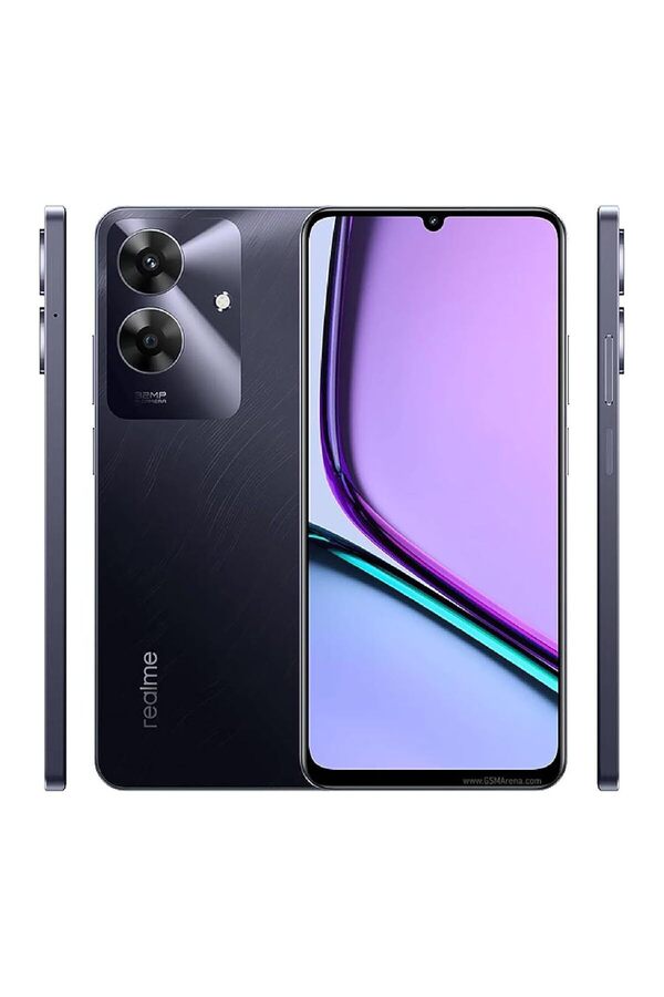 スマートフォン本体 realme Note 60 6GB+128GB Marble Black Realme Note 60, 6GB/128GB, Marble Black (RMX3933)