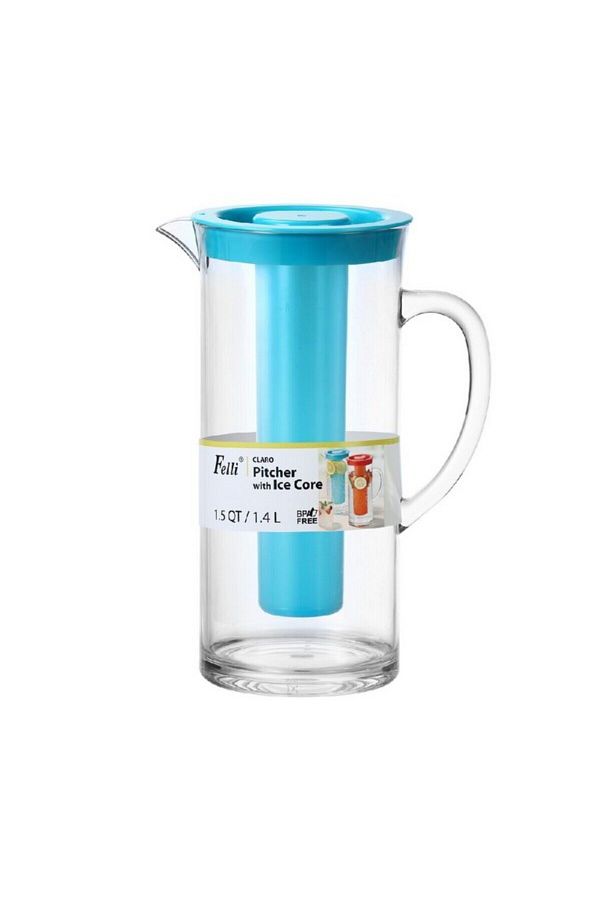 Felli-Claro Elegant Design BPAFree Pitcher with Ice Core 1