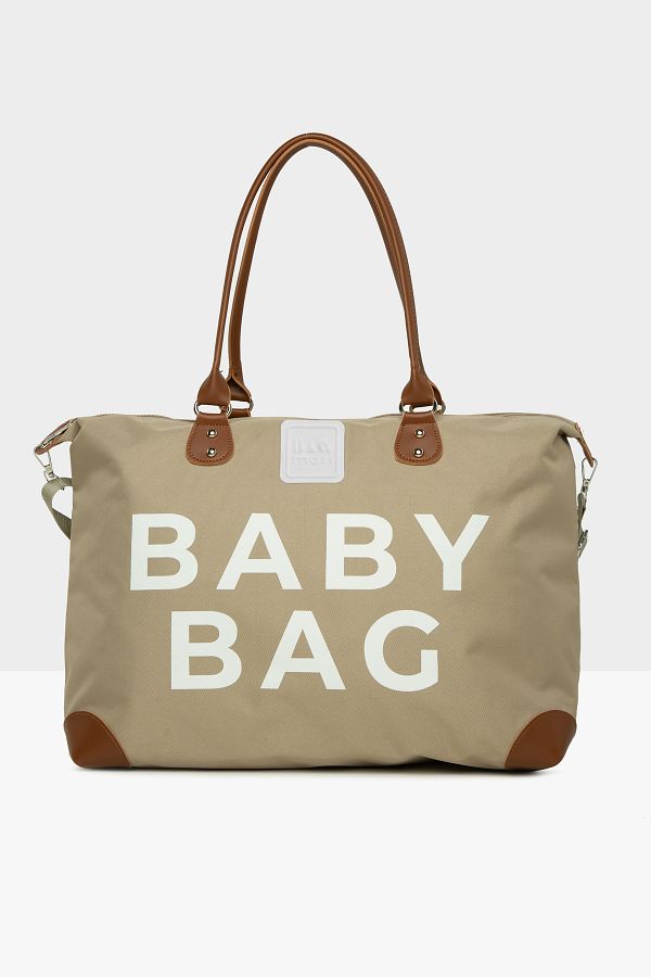 Bagmori-Mink Baby Bag Printed Garnished Mother Baby Bag m 000008582 1