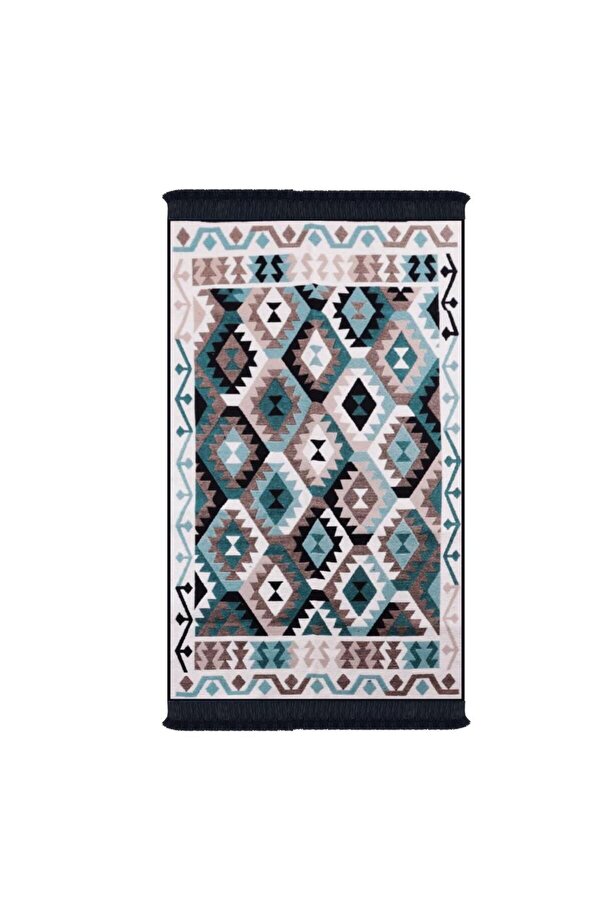Bigghome-Bigghome Doppelseitiger Teppich, Maschinenwaschbar, Modernes Design,  80*150 cm, SA1818A 1