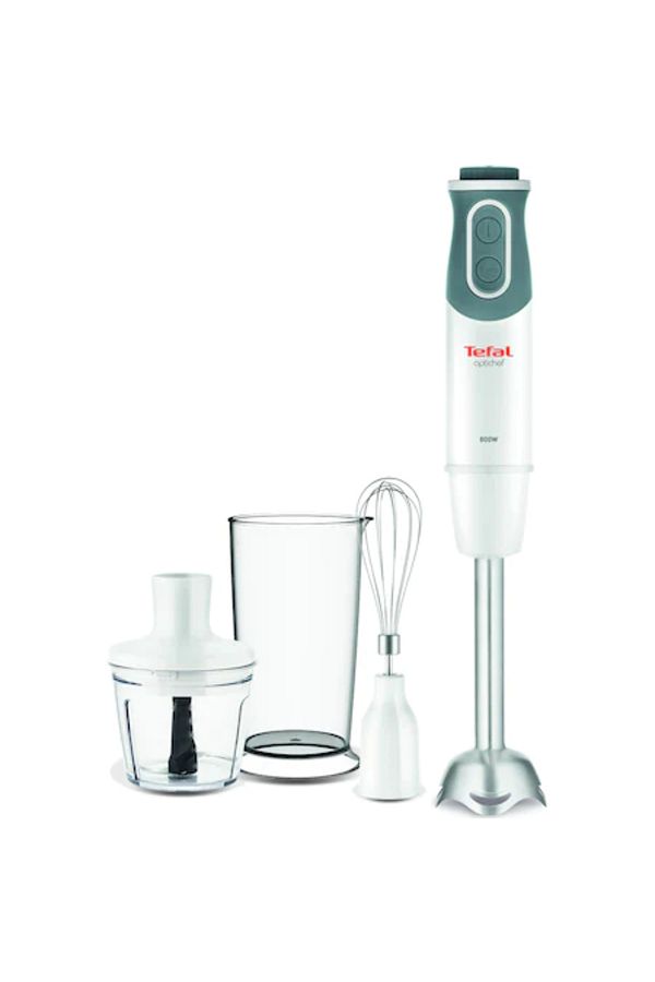 TEFAL-Tefal Optichef HB643138 vertical mixer, 800W, pulse function, Turbo, 800ml glass, 500ml chopper, White 1