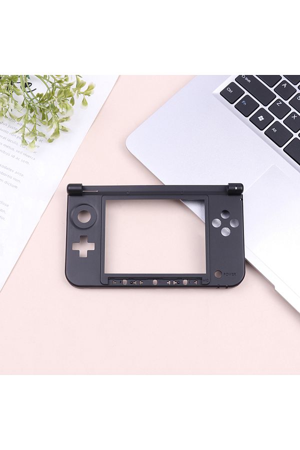 KOQZM-Black 50pa Compatible With 3ds Xl Ll Replacement Hinge Part Bottom Middle Frame Shell Housing Case F 1