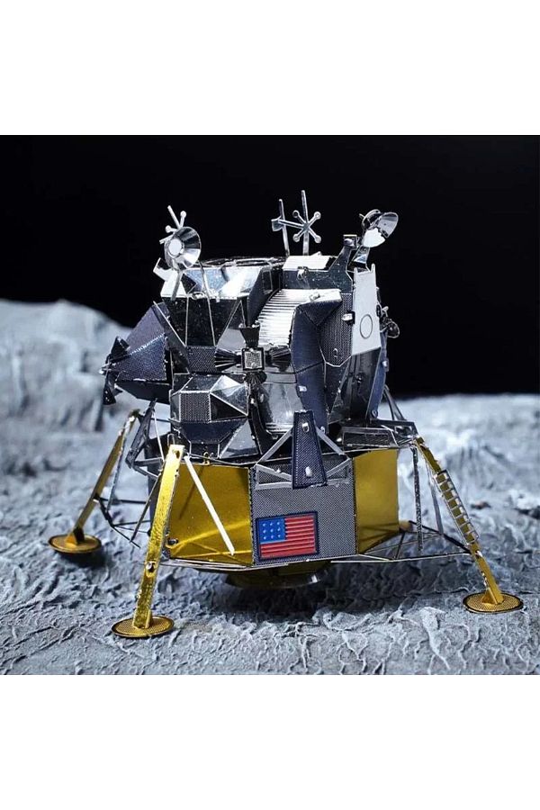 Choice-Cs-lunar-module Space Exploration 3d Metal Puzzle Shuttle Hubble Space Telescope Mars Rover Model To 1