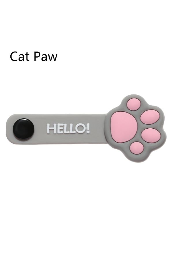 Choice-Cat Paw Multifunction Cord Protector Bookmark Clips Wire Cord Data Cable Organizer Winder Data Line 1