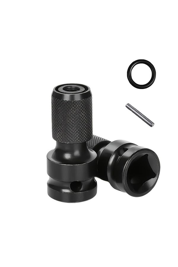 DUTRIEUX-1pcs 1pc Square Drive Sockets, 1/2 Inch Square To 1/4 Inch Hex Ratchet Socket Wrench Adapter Spanner 1