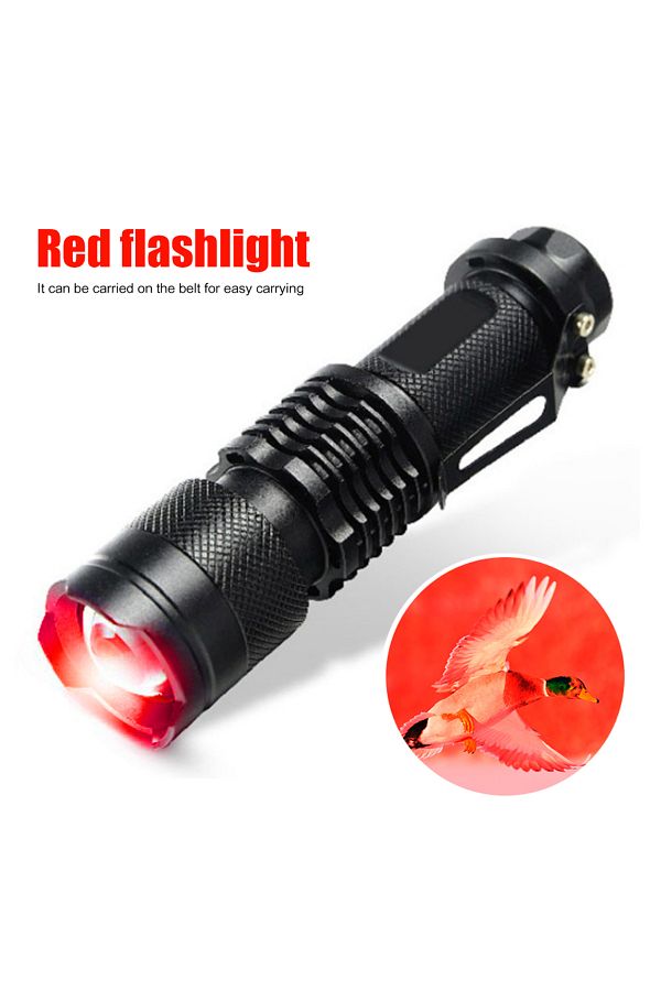 Choice-No Battery Led 670nm Red Beam Light Flashlight Edc Torch Lamp Lantern Against Deteriorating Eyesight 1