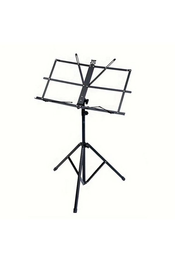 Choice-Black Music Stand 2 In 1 Dual Use Folding Sheet Music Stand Desktop Book Stand Portable And Lightwei 1