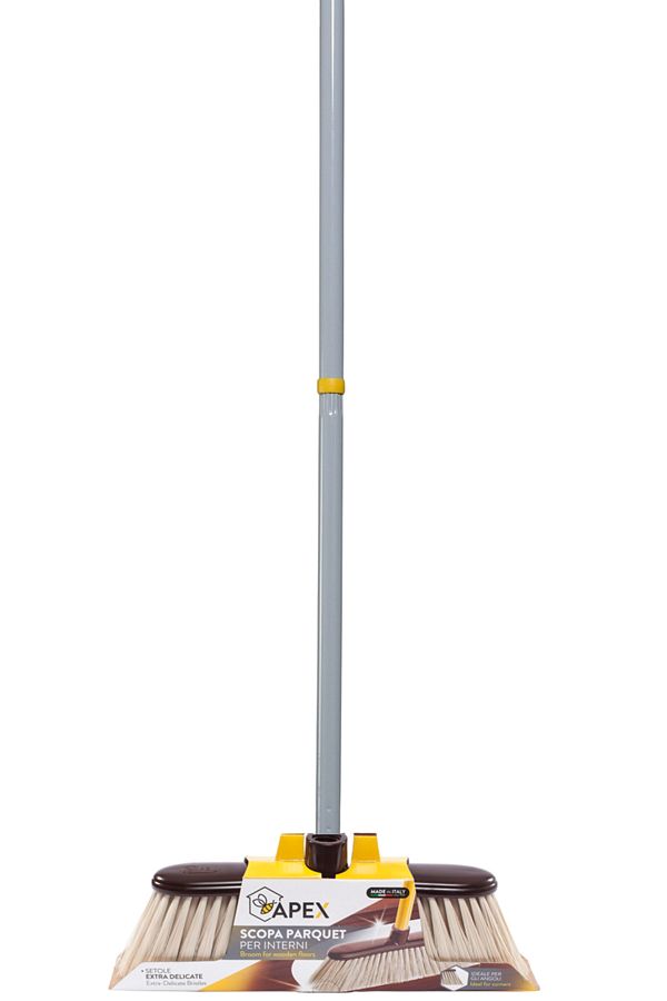 Apex-AGILE BROOM FOR WOODEN FLOORS WITH 3 PC HANDLE 1
